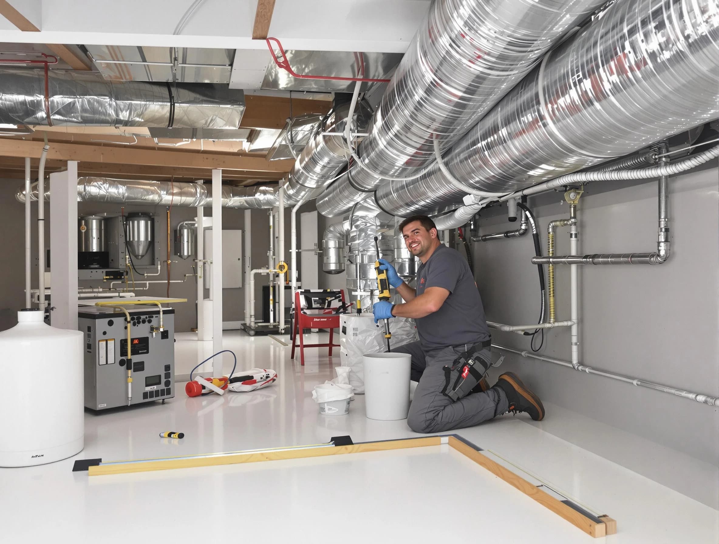 Professional duct sealing service by Kearns Air Duct Cleaning in Kearns