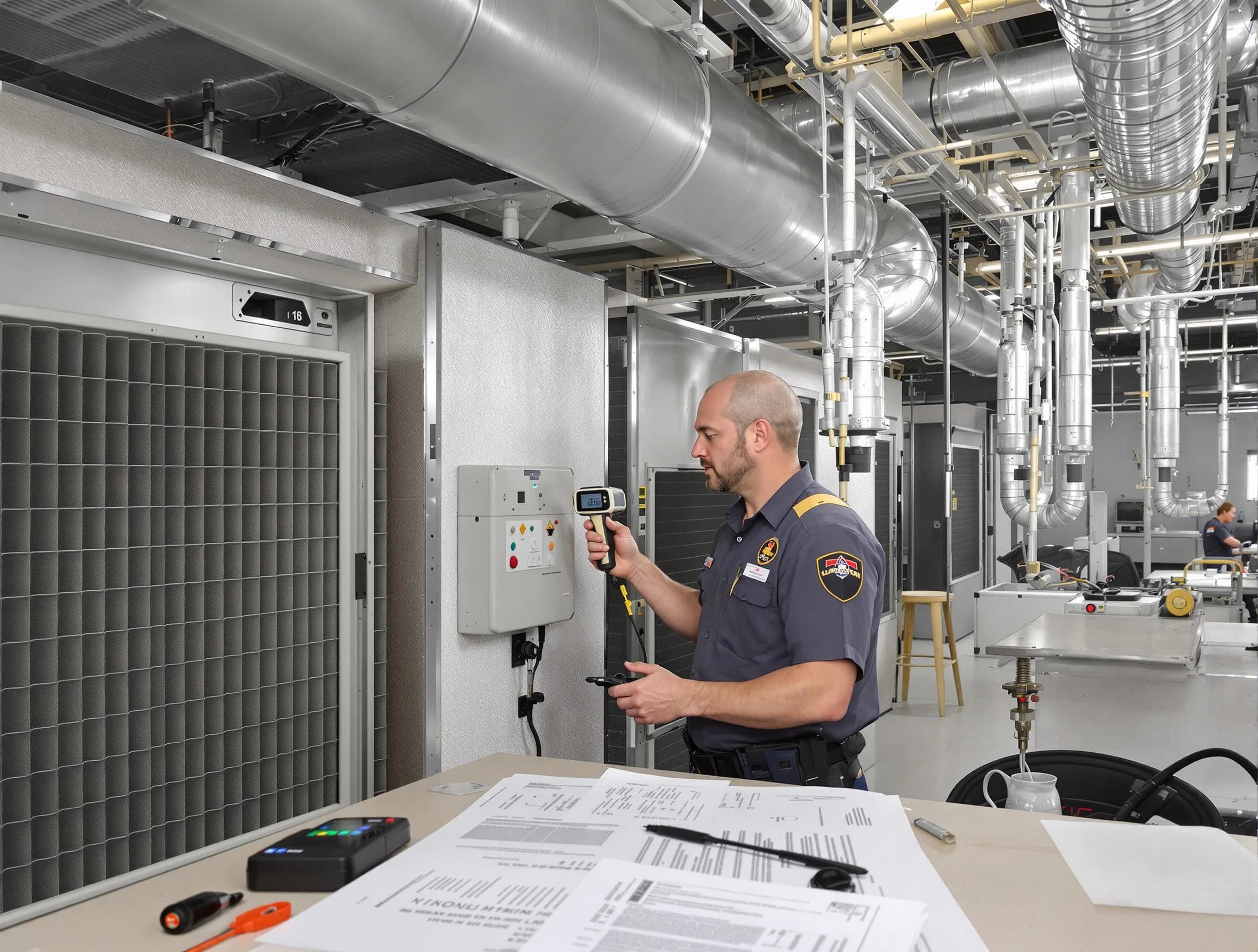 Professional filter system inspection by Kearns Air Duct Cleaning in Kearns