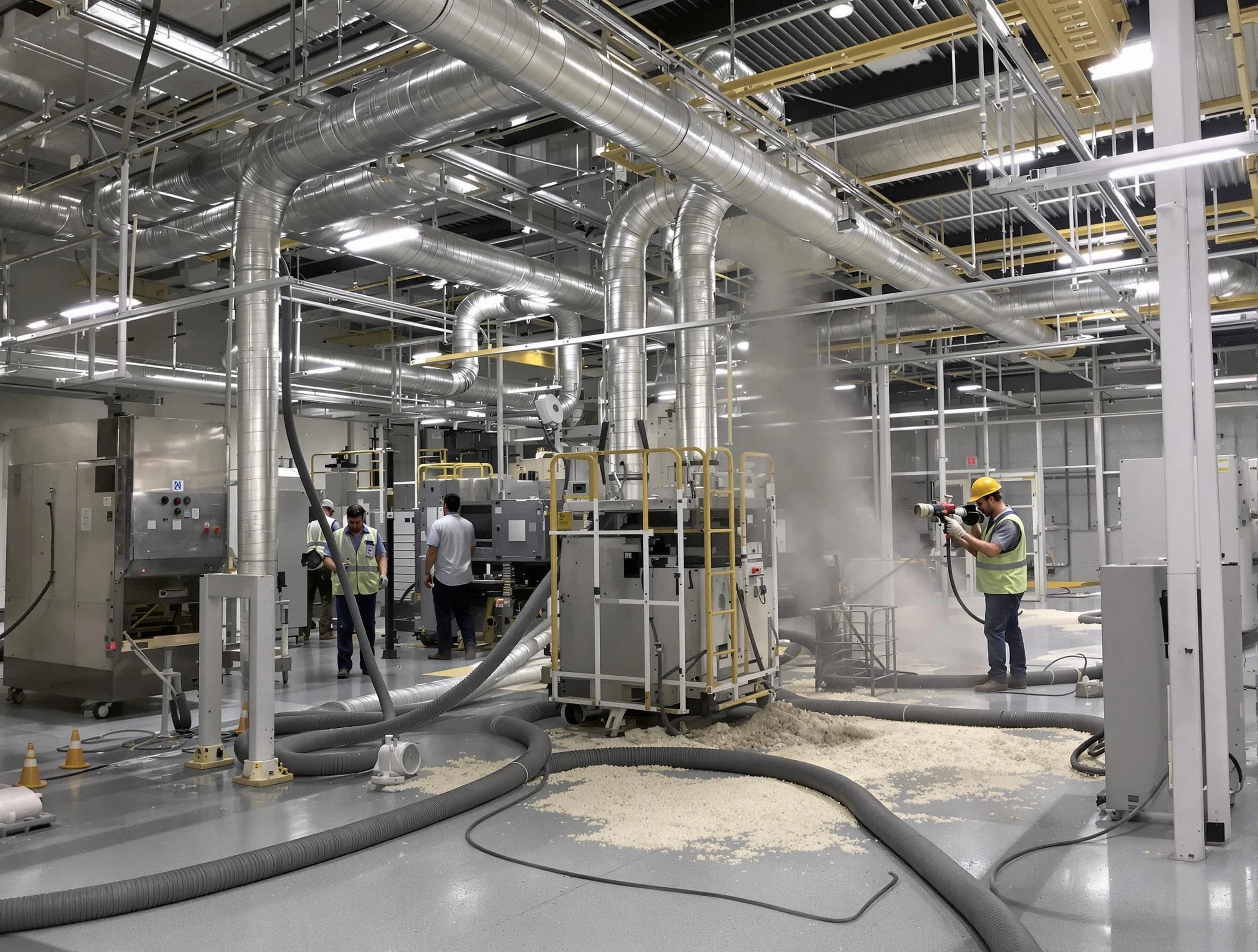 Heavy-duty industrial duct cleaning by Kearns Air Duct Cleaning in Kearns