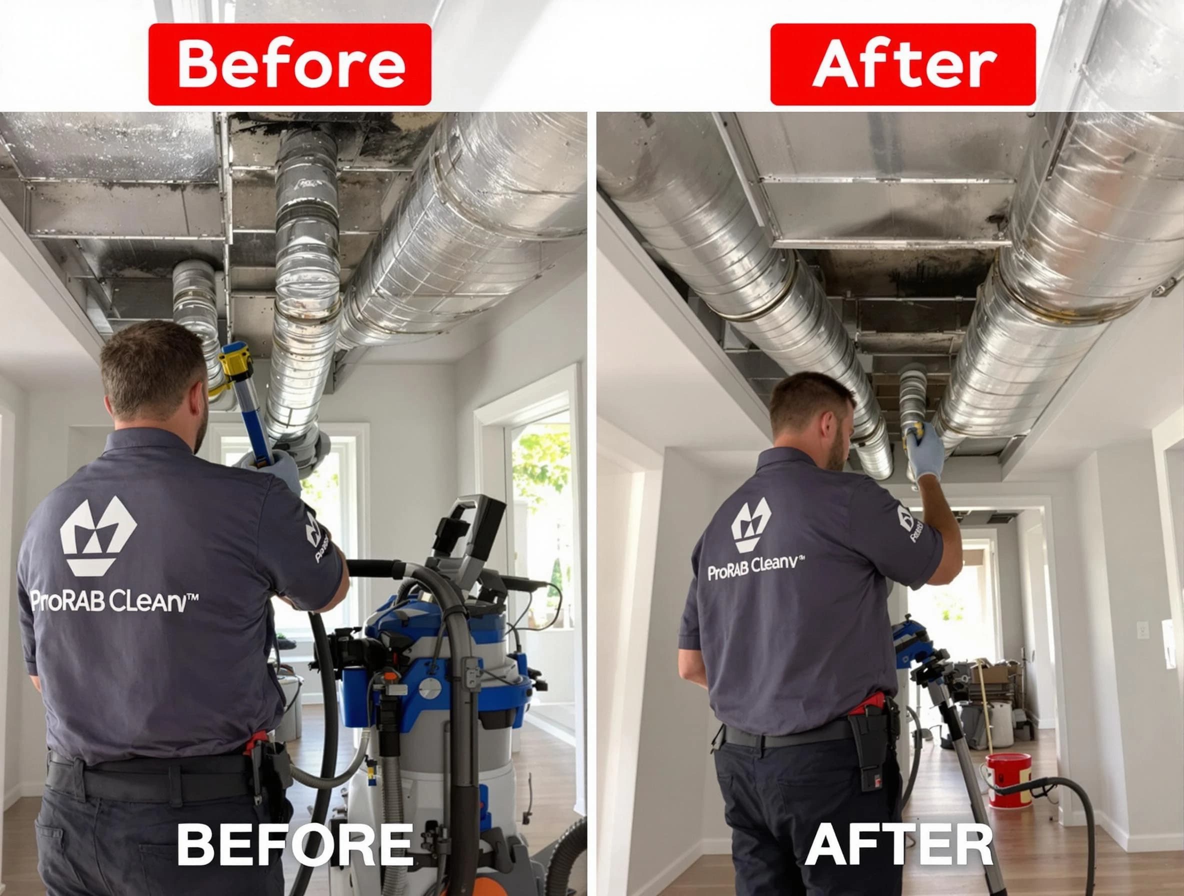Kearns Air Duct Cleaning expert performing thorough residential duct cleaning in a Kearns home