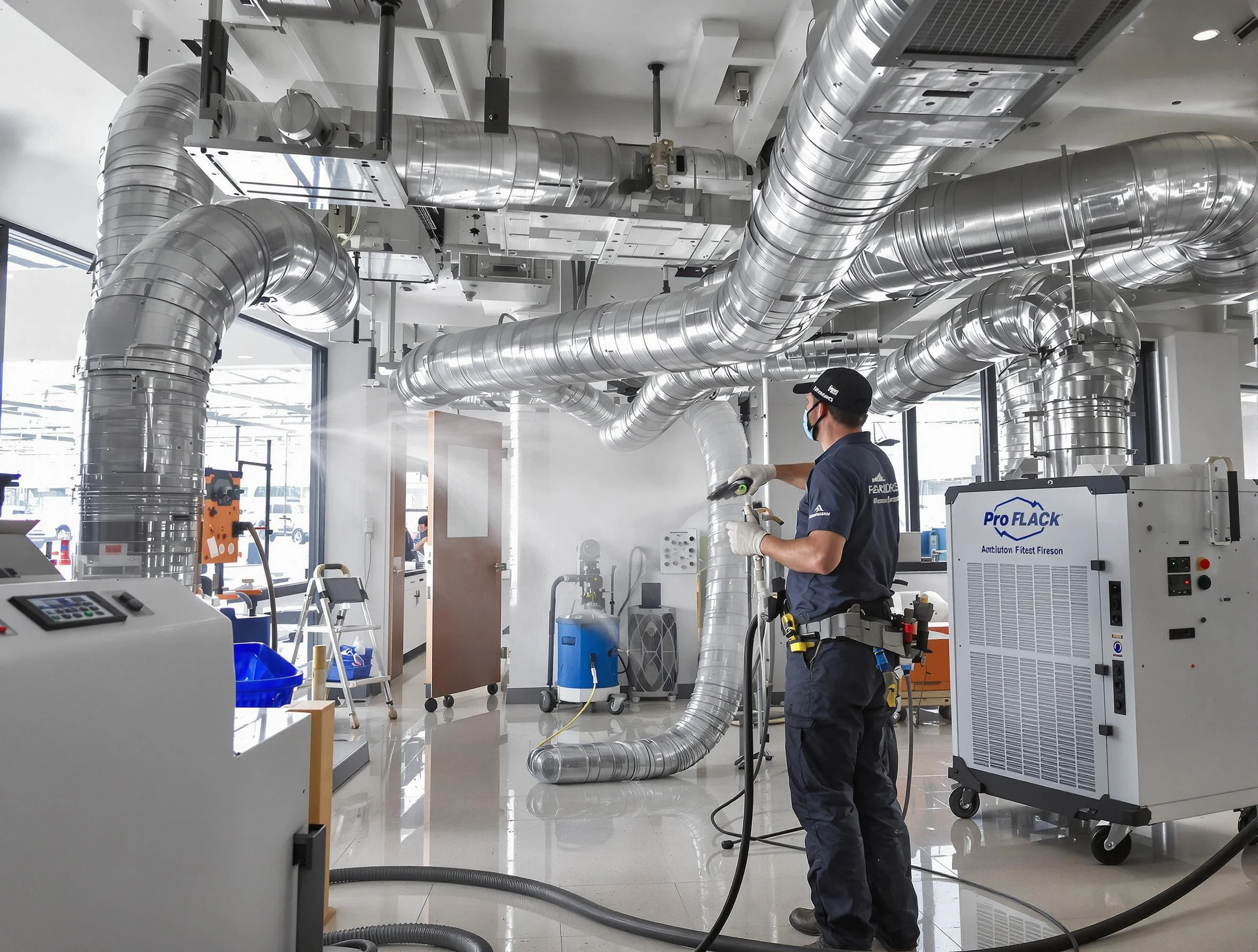 Negative Pressure Air Duct Cleaning in Kearns