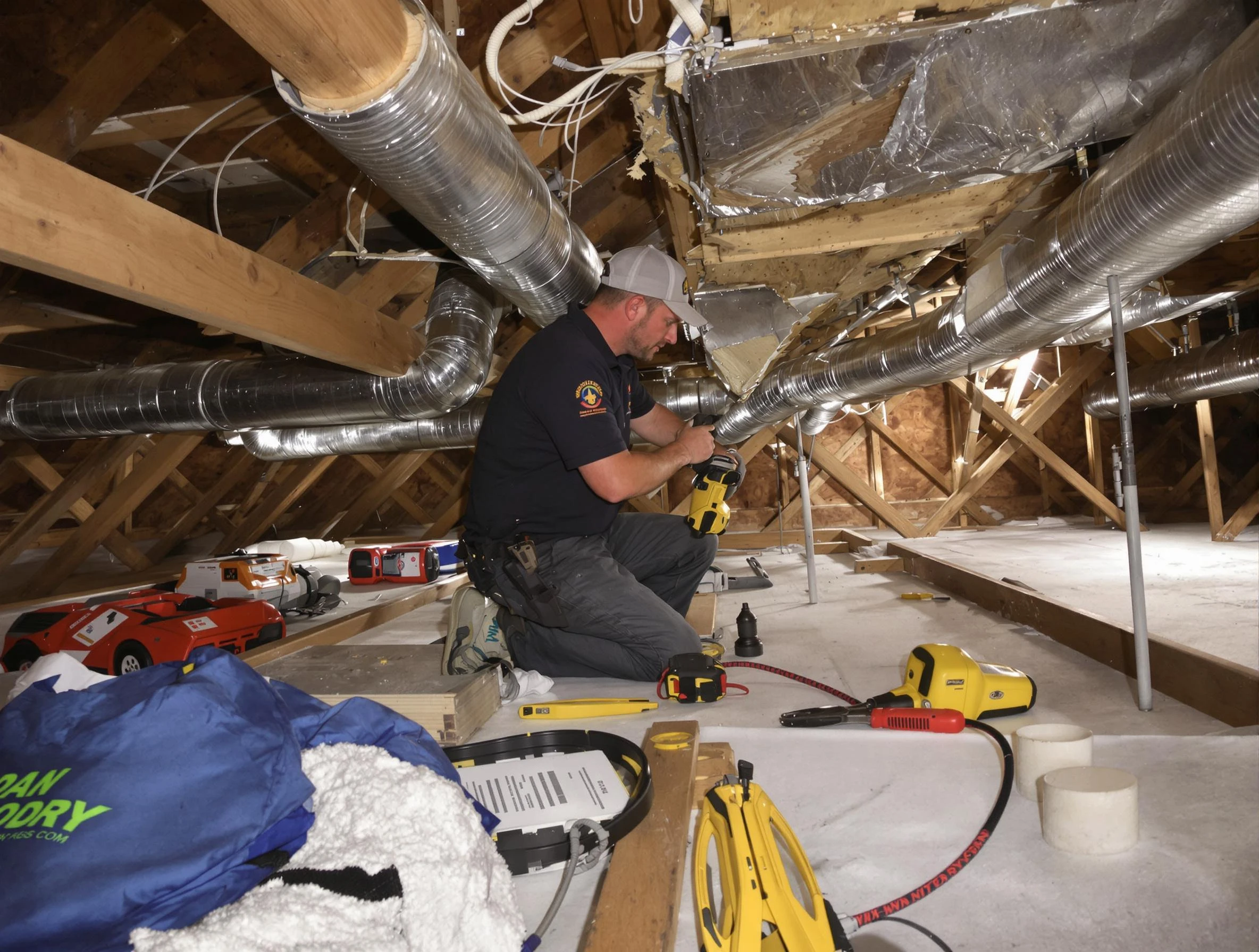 Professional air duct repair by Kearns Air Duct Cleaning in Kearns