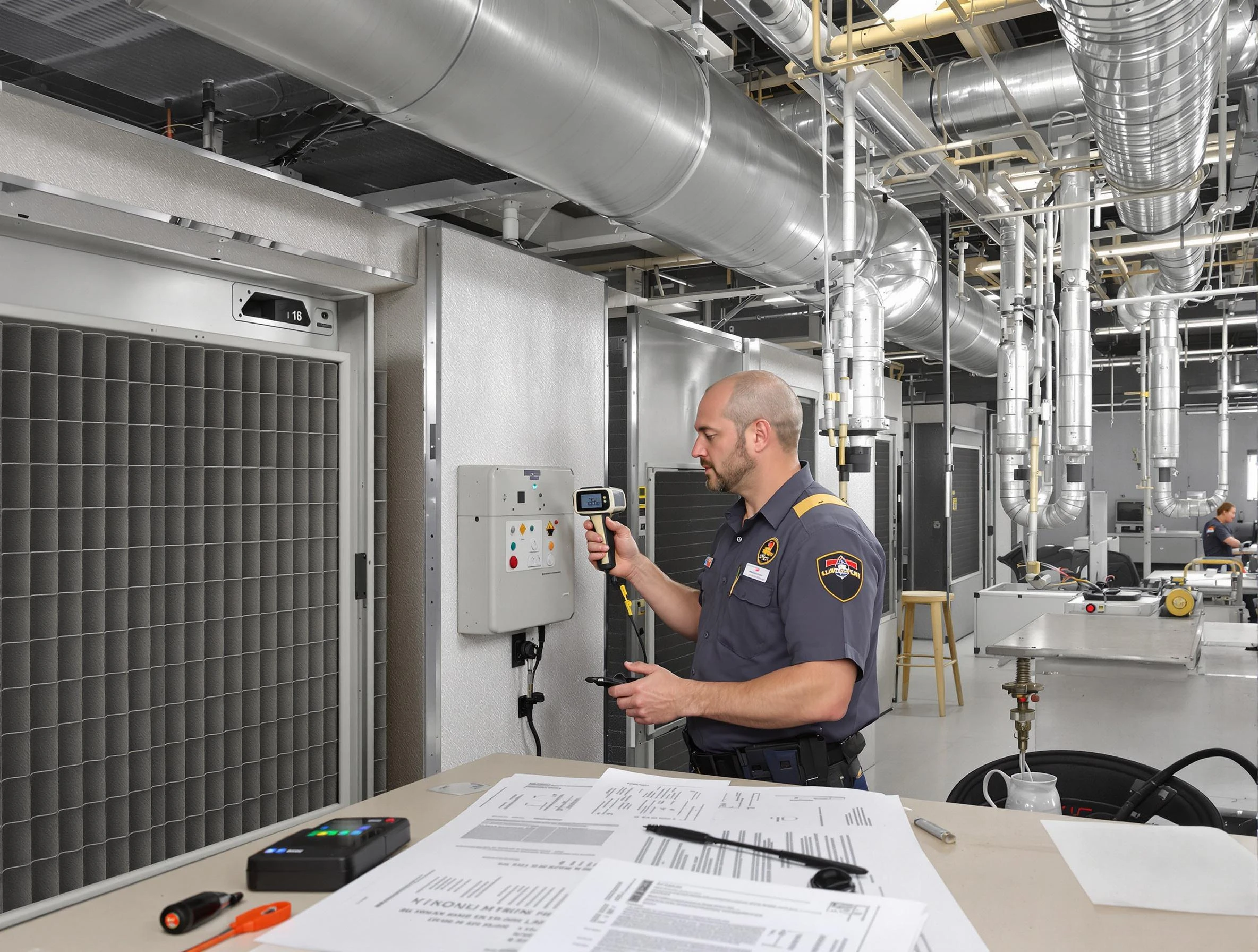 Professional filter system inspection by Kearns Air Duct Cleaning in Kearns