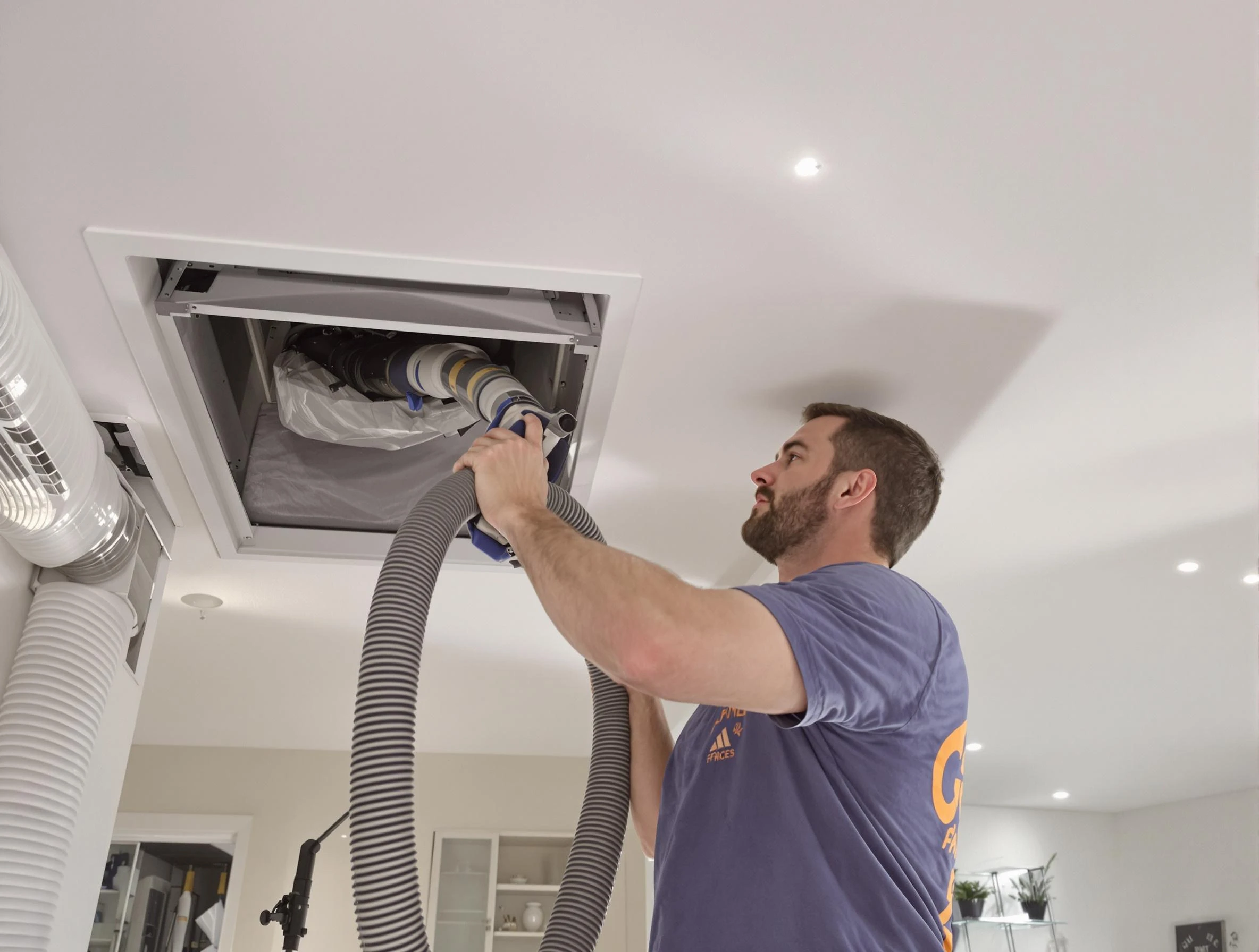 Precision indoor duct cleaning by Kearns Air Duct Cleaning in Kearns